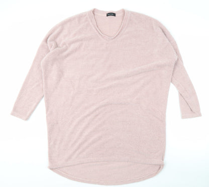 Womens UK Size One Size Blue Vanilla Pink Pullover Jumper