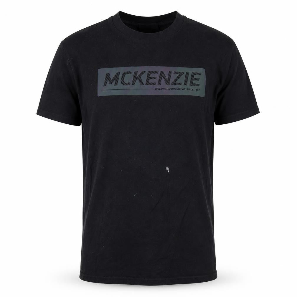 Mens UK Size S McKenzie Black  T-Shirt