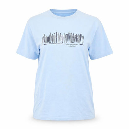Hanes Unisex Adults Blue Basic T-Shirt M