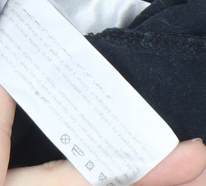 Jack Wills Men's XS Black Crew Neck T-Shirt, Stylish Striped