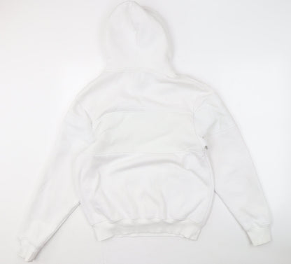 Mens UK Size S River Island White Pullover Hoodie