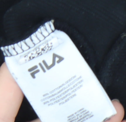 Mens UK Size S FILA Black Pullover Sweatshirt