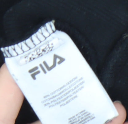 Mens UK Size S FILA Black Pullover Sweatshirt