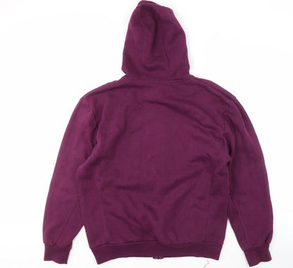 Slazenger Men's Purple Basic Hooded Jacket M