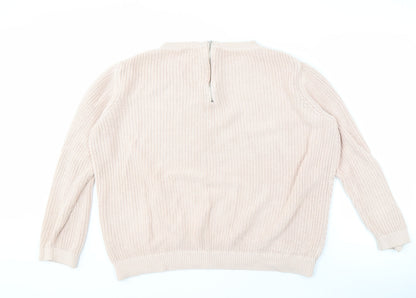 Womens UK Size L Wallis Beige Pullover Jumper