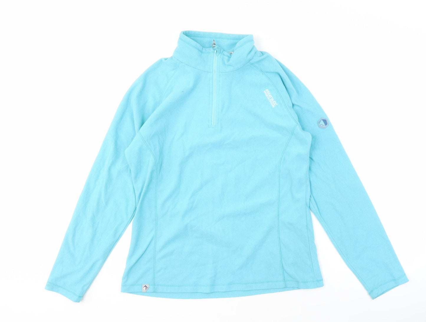 Regatta Women's Blue Size 12 1/4 Zip Sweatshirt
