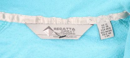 Regatta Women's Blue Size 12 1/4 Zip Sweatshirt