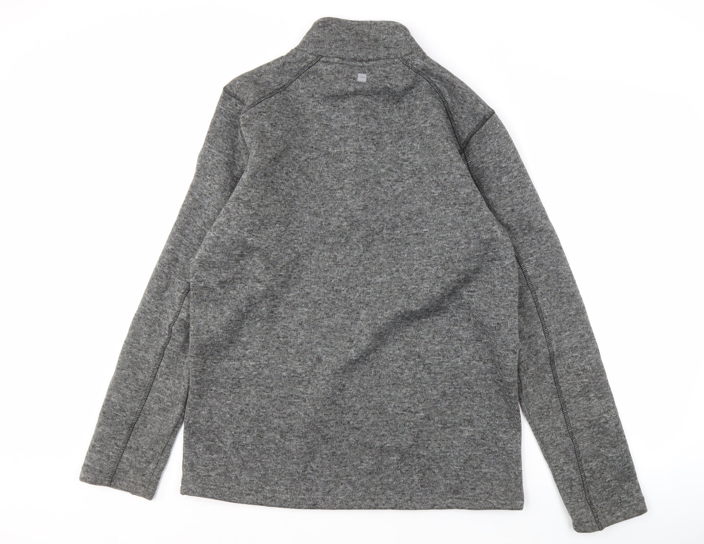 Mens UK Size L Mountain Warehouse Grey 1/2 Zip Sweatshirt