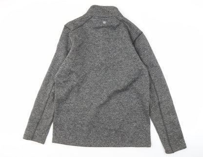 Mens UK Size L Mountain Warehouse Grey 1/2 Zip Sweatshirt
