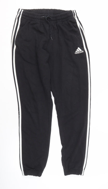 Adidas Black Jogger Trousers L Unisex Adults Activewear