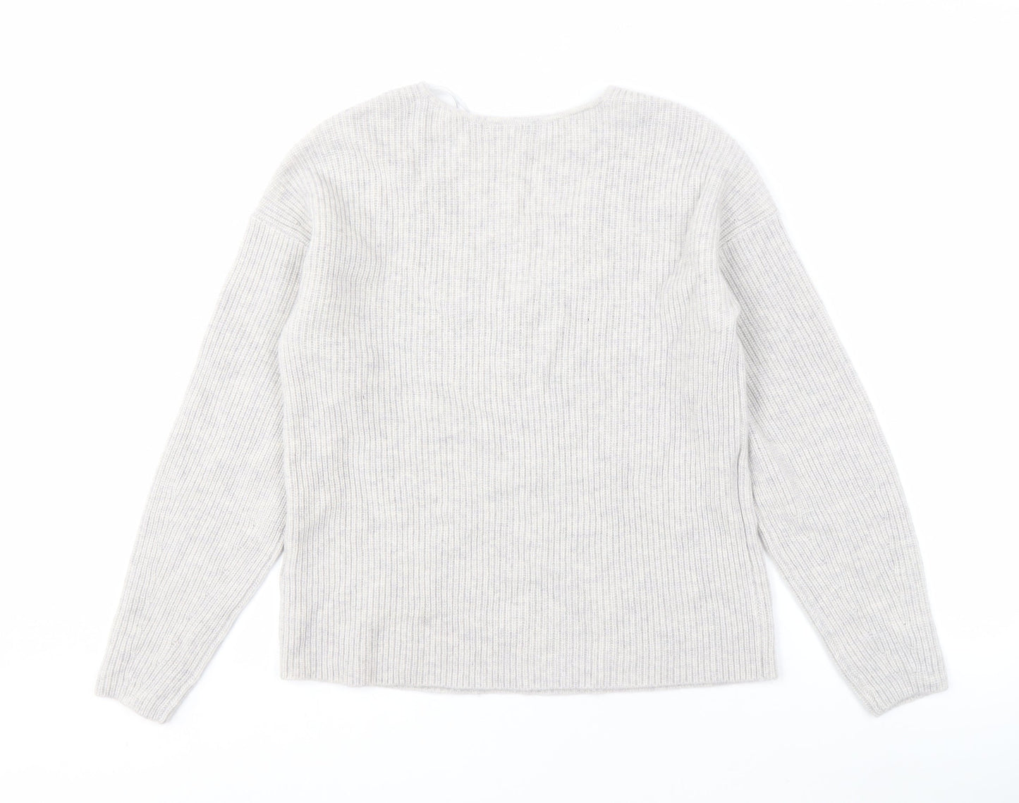 Autograph Women's Ivory XS V-Neck Pullover Jumper