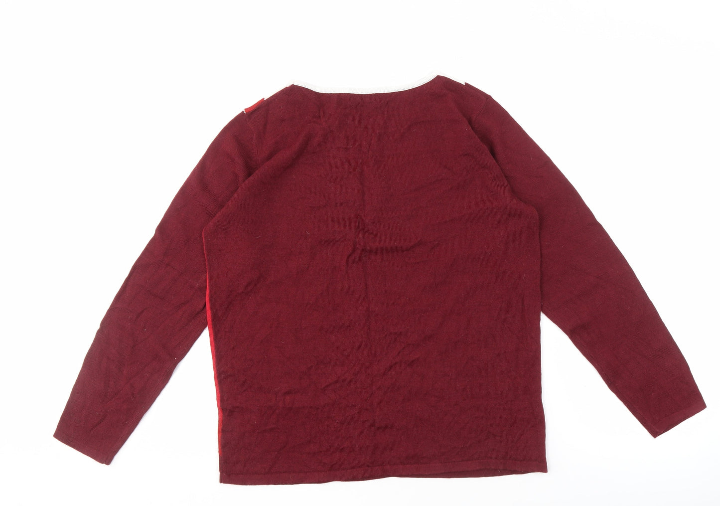Womens UK Size M Damart Multicoloured Basic T-Shirt