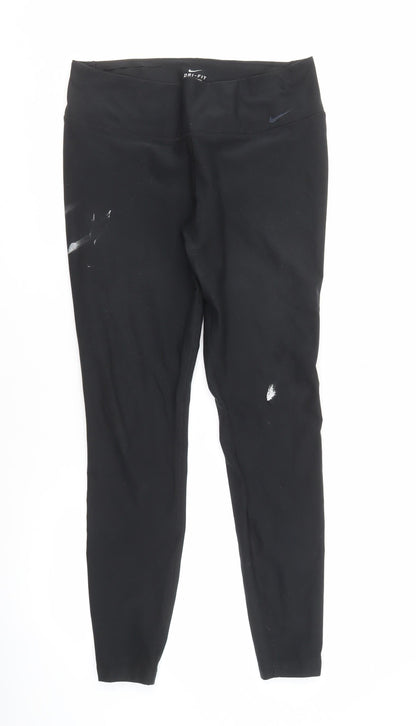 Nike Women's Black Leggings L Running Gym Training
