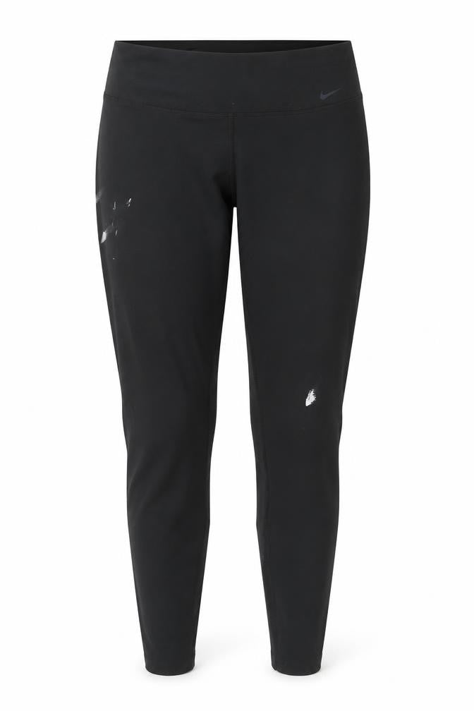Womens UK Size L Nike Athletic Fit Leggings Black Leggings