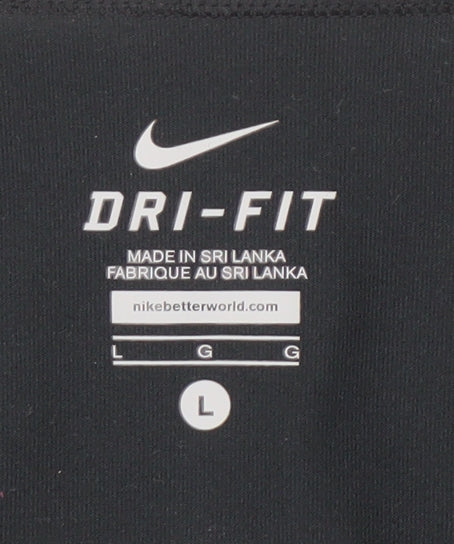 Nike Women's Black Leggings L Running Gym Training