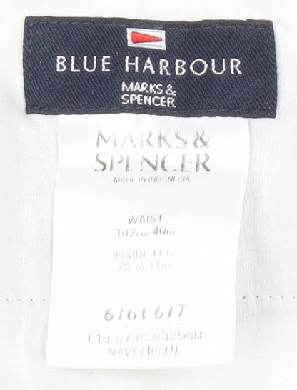 Marks & Spencer Men's Blue Trousers 40R