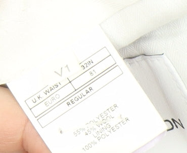 French Connection Men's Blue Trousers, Size 32, Regular Fit