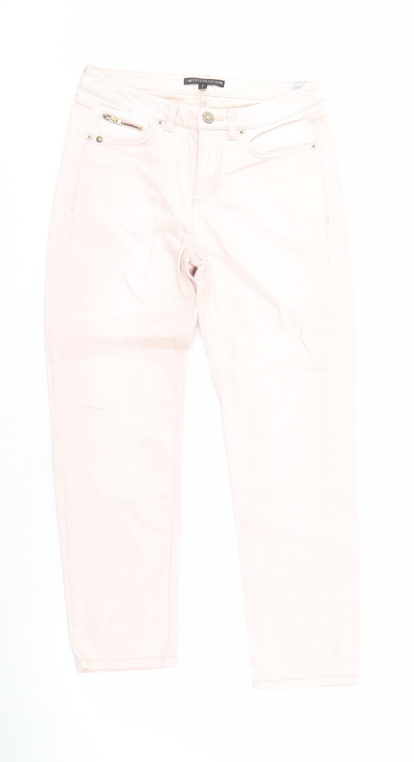 Womens UK Size 8 Marks and Spencer  Mom Pink Jeans