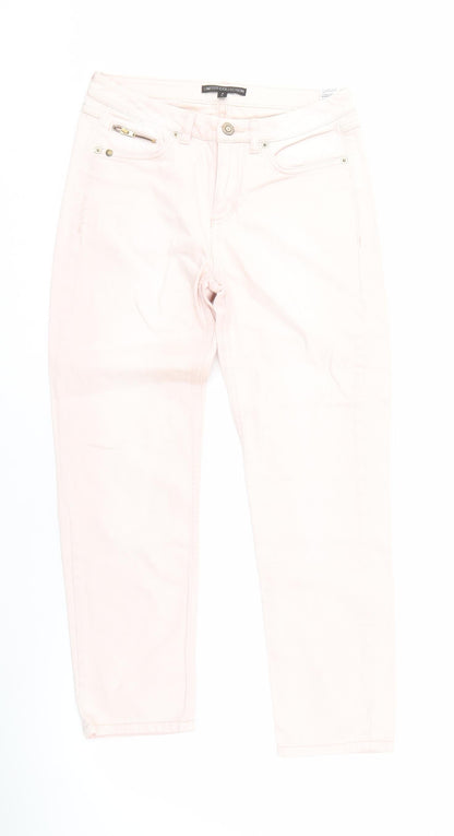 Womens UK Size 8 Marks and Spencer  Mom Pink Jeans