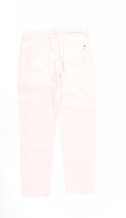 Womens UK Size 8 Marks and Spencer  Mom Pink Jeans