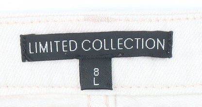 Womens UK Size 8 Marks and Spencer  Mom Pink Jeans