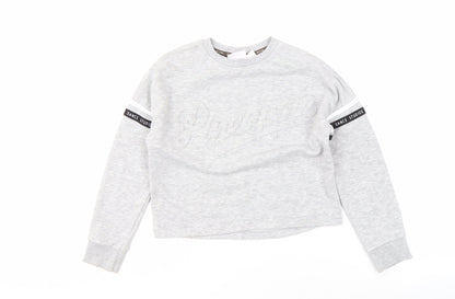 Pineapple Girls Grey Pullover Sweatshirt, Graphic Print, Dance