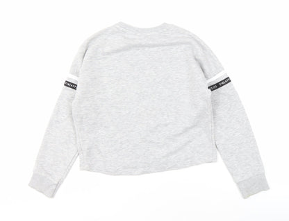Pineapple Girls Grey Pullover Sweatshirt, Graphic Print, Dance