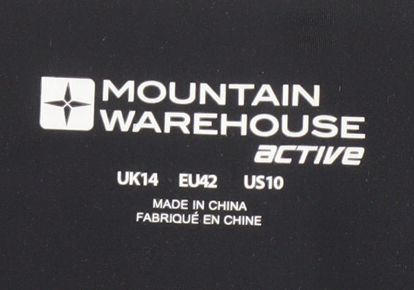 Mountain Warehouse Women's Black Leggings Size 14