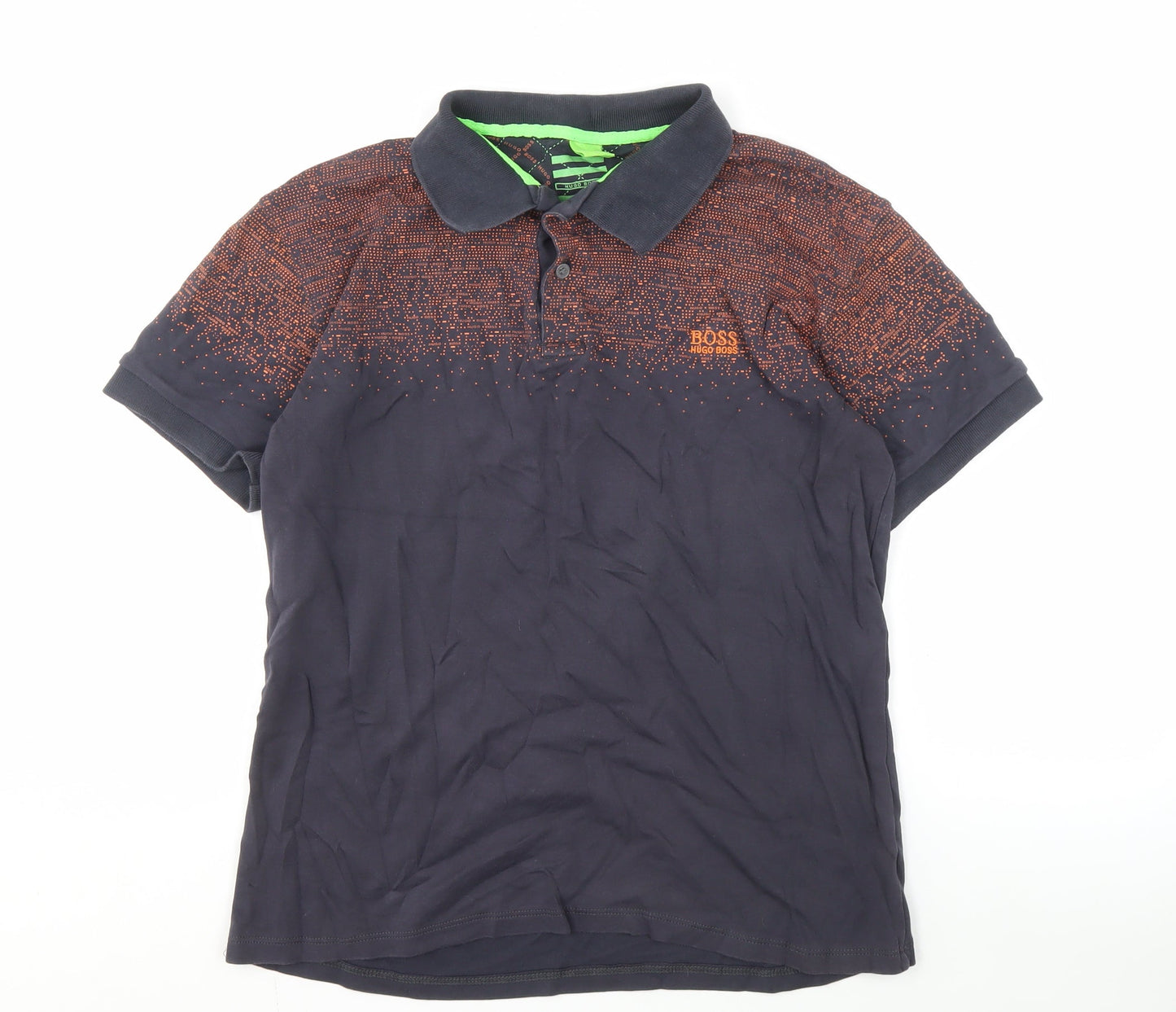 Hugo Boss Men Blue Polo L - Stylish Casual Wear