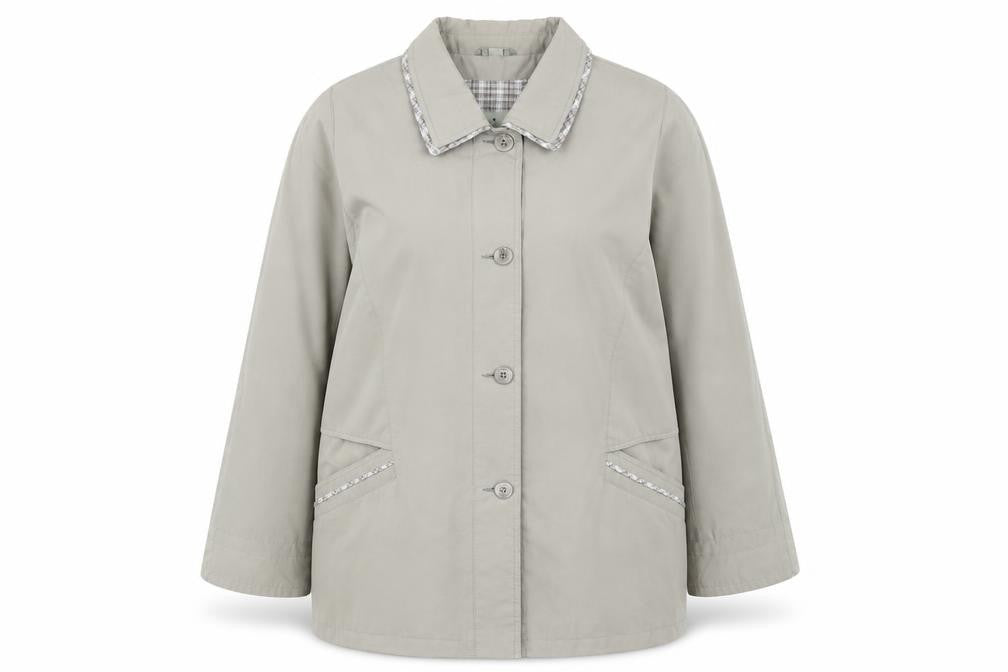 Womens UK Size 16 Isle Collection Green Basic Jacket