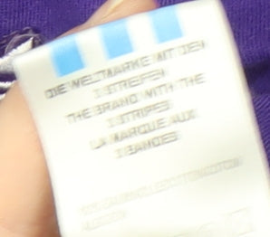 Adidas Men's Purple Crew Neck T-Shirt - Size 50