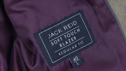Mens UK Size 40 Jack Reid Regular Brown Suit Jacket