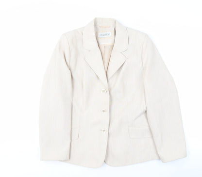 Classics Women's Beige Blazer Size 16, Formal Workwear