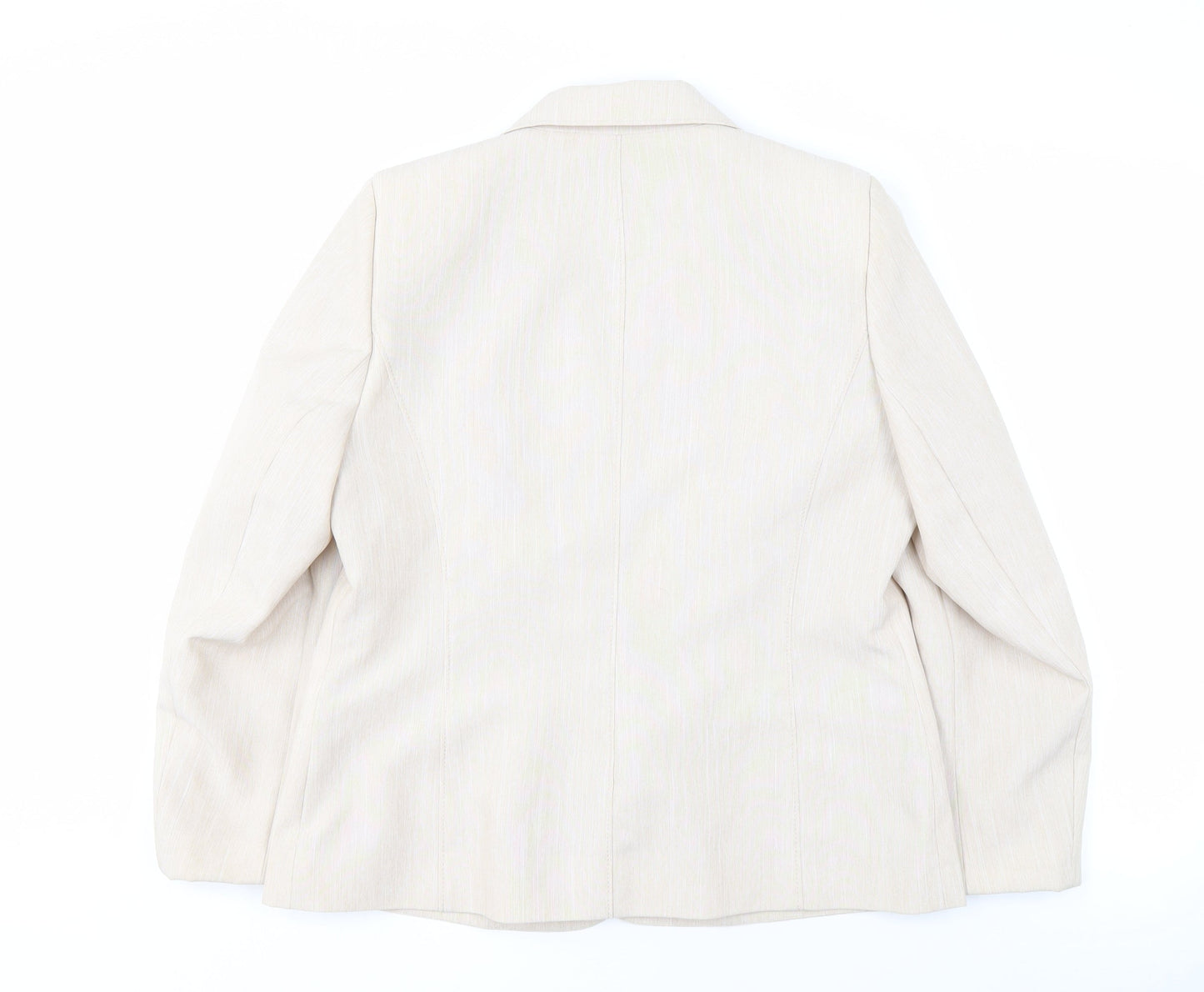 Classics Women's Beige Blazer Size 16, Formal Workwear