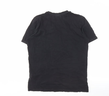 Mens UK Size L HUGO BOSS Black  T-Shirt