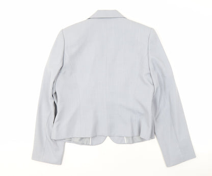 Marks and Spencer Women's Grey Suit Jacket Size 18