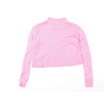 Womens UK Size 8 Topshop Pink Pullover Jumper