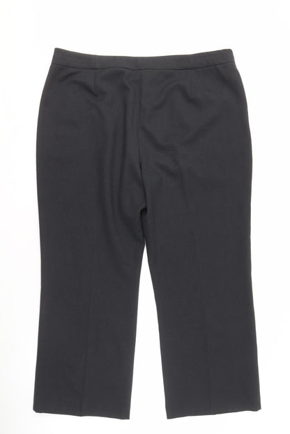 Womens UK Size 22 Isle   Black Trousers