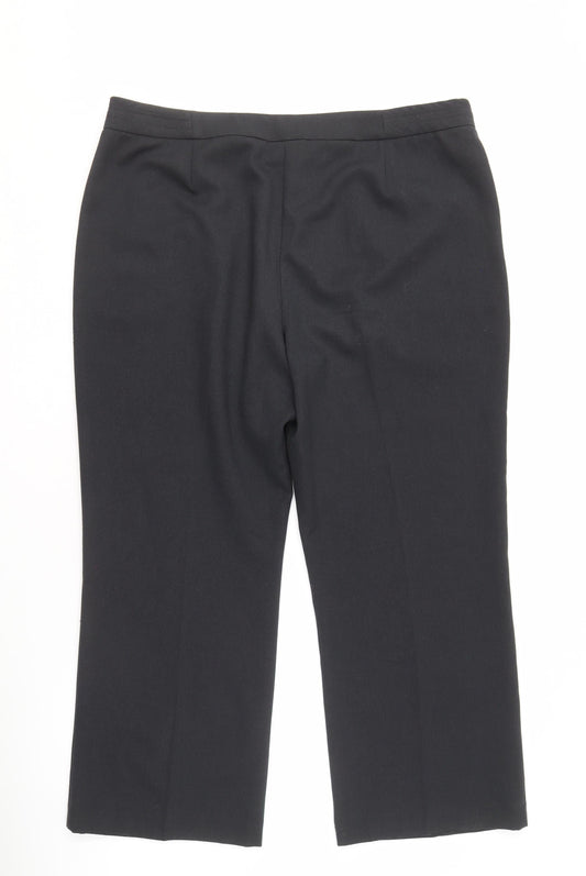 Womens UK Size 22 Isle   Black Trousers