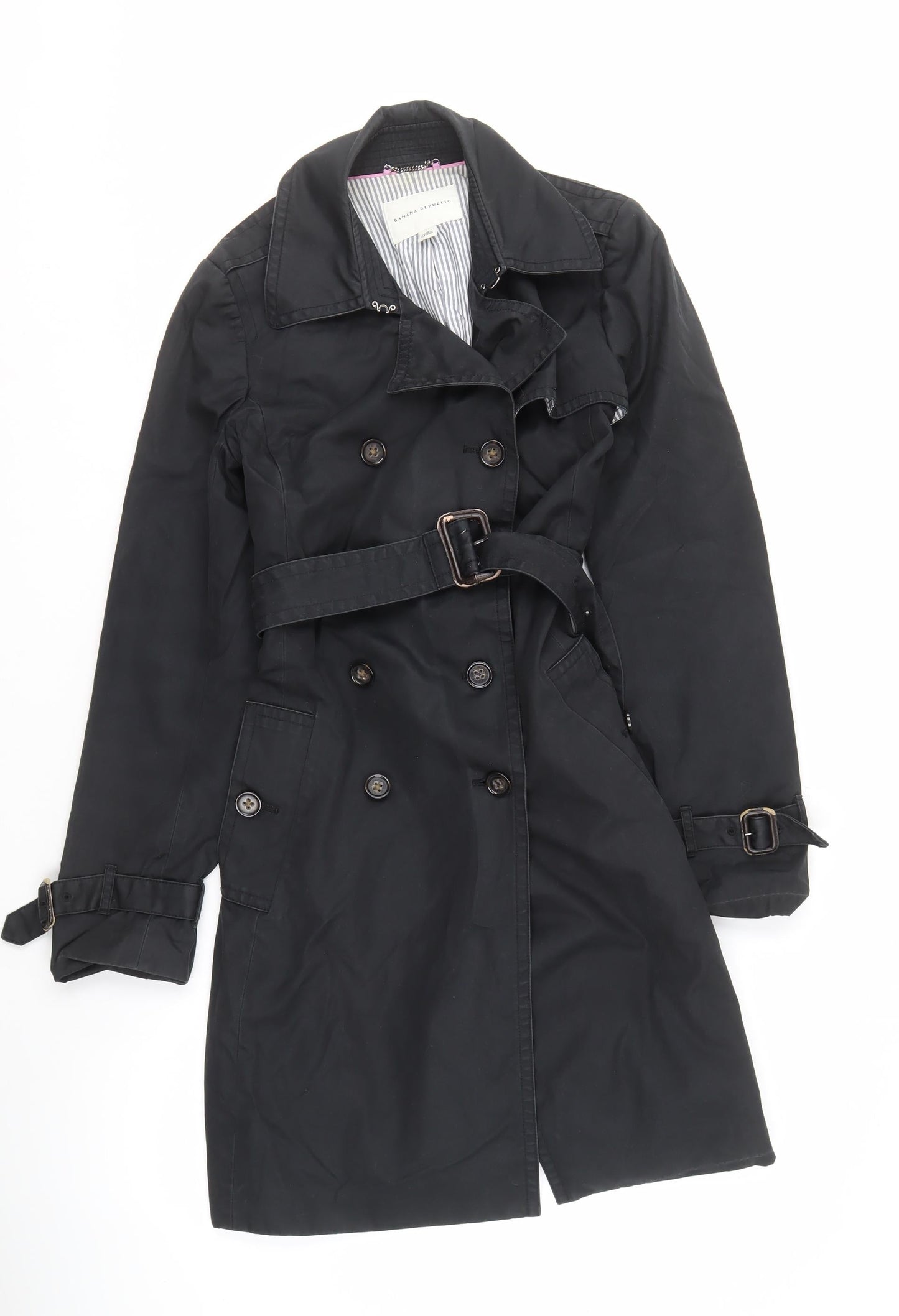 Banana Republic Women's Black M Trench Coat