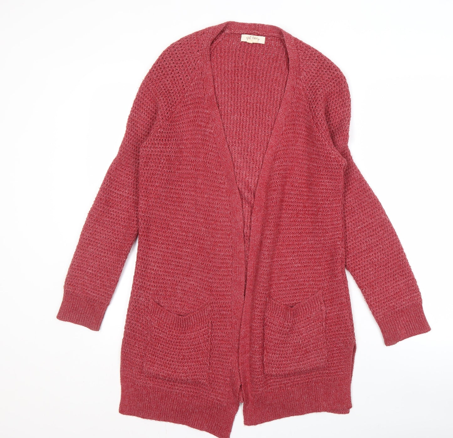 Womens UK Size UK 6 Fat Face Red Cardigan Jumper