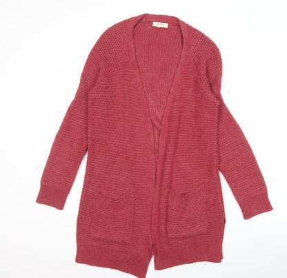 Womens UK Size UK 6 Fat Face Red Cardigan Jumper