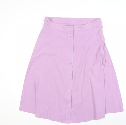 Anaii Women's Purple A-Line Skirt Size 12