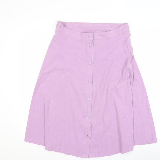Anaii Women's Purple A-Line Skirt Size 12