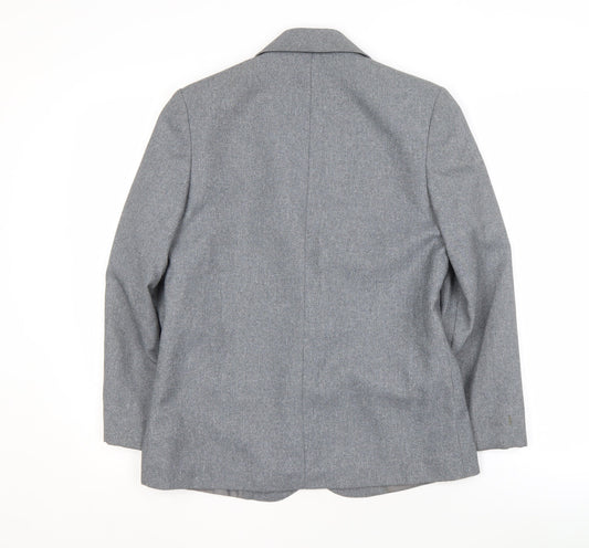 St Michael Women's Grey Blazer Size 10, Vintage Workwear