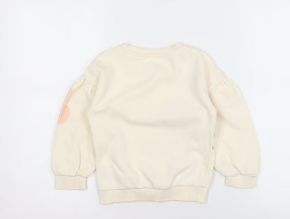 Tu Girls Ivory Peter Rabbit Sweatshirt 3-4 Years