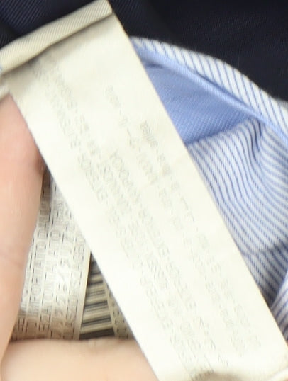 Massimo Dutti Men's Blue Trousers Size 32