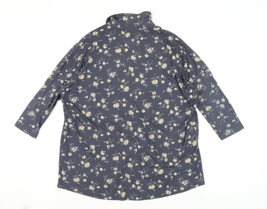 Womens UK Size 10 Fat Face Blue Basic Button-Up