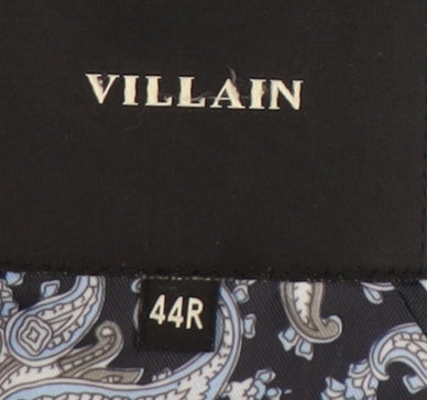 Villain Men's Blue Regular Fit Blazer 44R Jacket