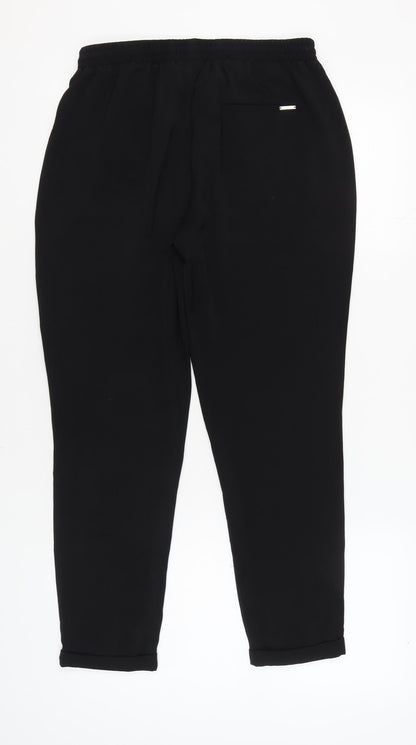 Sfera Women's Black Jogger Trousers, Size M, Casual